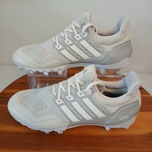 Adidas Ultraboost Football Cleats Mens 10 White Gray Shoes Low Top JP7409